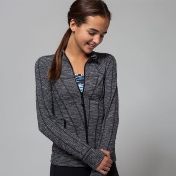 IVIVVA Lululemon Perfect Your Practice Define Full Zip Jacket Sz 14 - Picture 1 of 5
